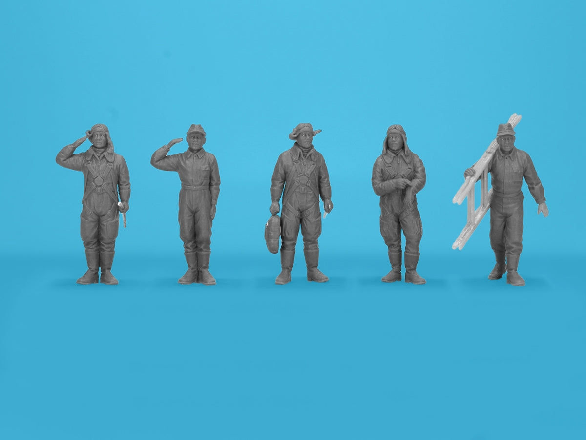 ICM 48053 Japanese pilots and ground personnel WWII 1/48 – image 4