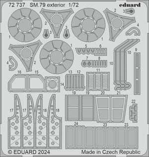 Eduard 72737 SM.79 exterior ITALERI 1/72