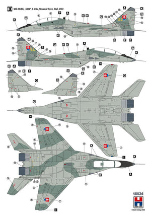 Hobby 2000 48026 MiG-29UB Czech &amp;amp; Slovak Air Force 1/48 – Bild 3