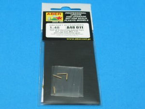 Aber A48 011 Set of 4 barrel tips for German 13 mm MG 131 aircraft machine gun (1/48 – obrázek 6