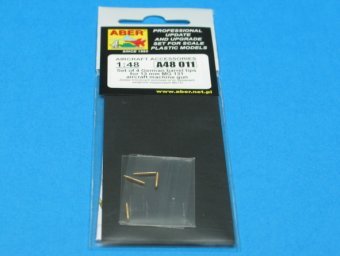 Aber A48 011 Set of 4 barrel tips for German 13 mm MG 131 aircraft machine gun (1/48 – obrázek 6