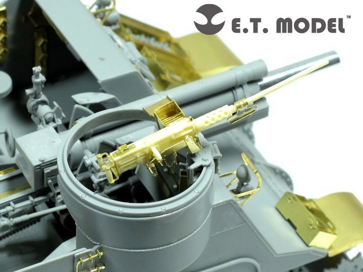 ET Model EA35-040 WWII US ARMY M2HB MG w/50 Rounds Ammunition Can 1/35