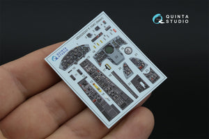 Quinta Studio QD32247 F-104C 3D-Printed &amp;amp; colored Interior on decal paper (Italeri) 1/32 – image 5