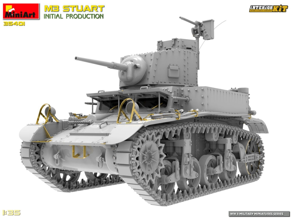 MiniArt 35401 M3 STUART INITIAL PRODUCTION 1/35 – Bild 3
