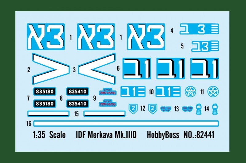 Hobby Boss 82441 IDF Merkava Mk.IIID 1/35 – obrázek 2