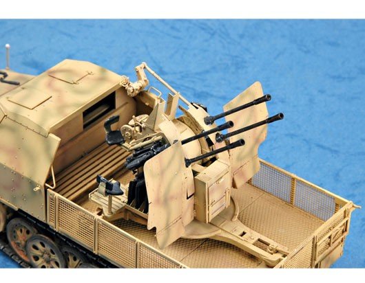 Trumpeter 01524 German 2cm Flakvierling 38 auf Selbstfahrlafette 1/35 – image 4