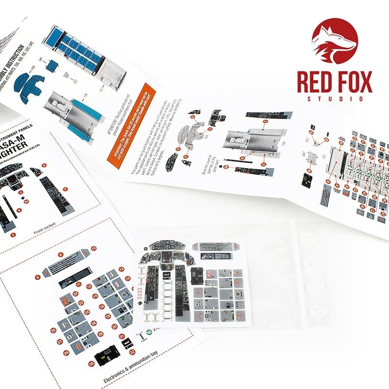 Red Fox Studio QS-32128 F-104S ASA M Starfighter (for Italeri kit) 1/32 – obrázek 3