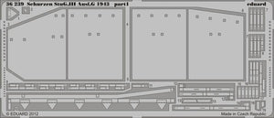 Eduard 36239 Schurzen StuG. III Ausf. G 1943 1/35 Dragon