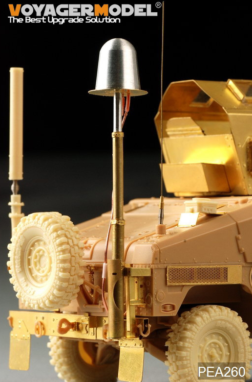 Voyager Model PEA260 Modern US HUMVEE ECM Antenna set TYPE2 (telescopic pole) (GP) 1/35 – Bild 4