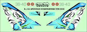 ModelMaker Decals D48145 Apennine Eurofighters NTM 2018 1/48 – obrázek 2