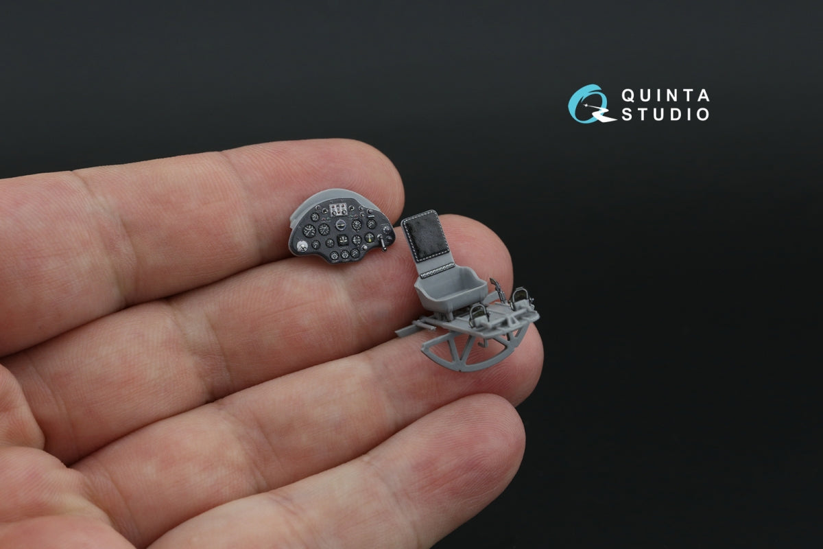 Quinta Studio QD48491 I-16 3D-Printed colored Interior on decal paper (for Zvezda kit) 1/48 – image 4