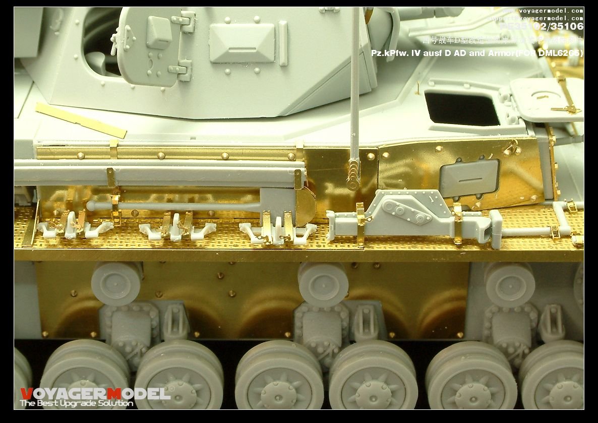 Voyager Model PE35106 Pz.kPfw. IV ausf D AD Armor 1/35 – obrázek 10