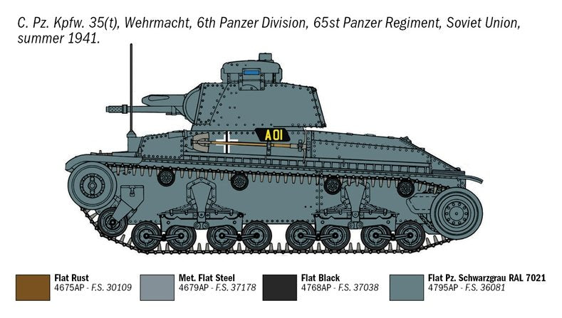Italeri 7084 Pz. Kpfw. 35(t) 1/72 – Bild 8