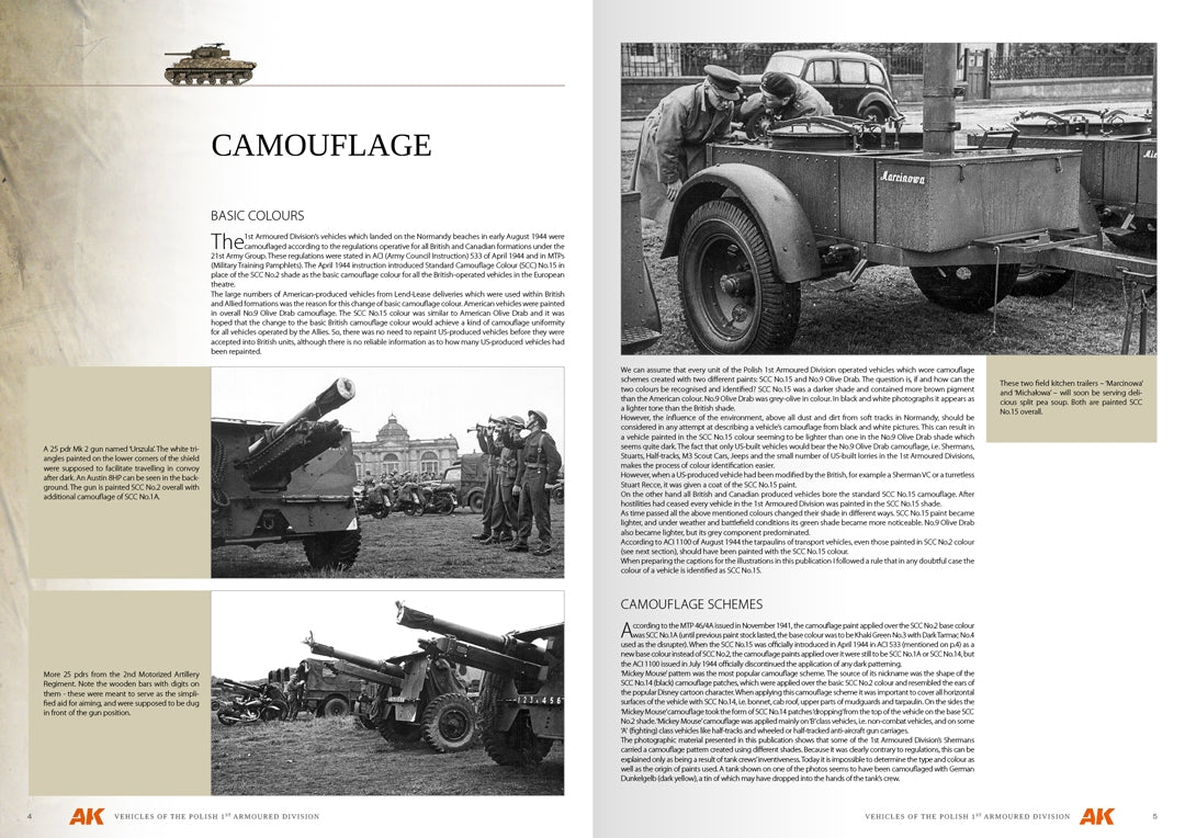 AK Interactive AK130010 VEHICLES OF THE POLISH 1ST ARMORED DIVISION – CAMOUFLAGE PROFILE GUIDE - English – image 3