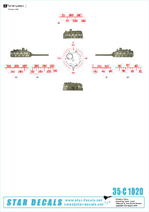 Star Decals 35-C1020 RMASG Shermans 1/35 – zdjęcie 2