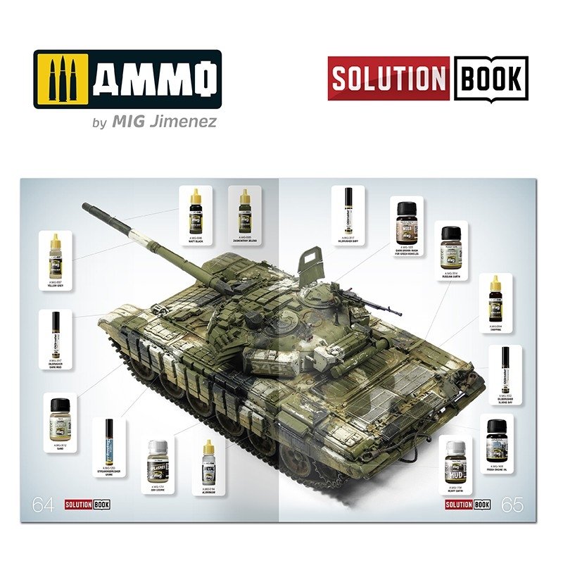 Ammo of Mig 6518 SOLUTION BOOK HOW TO PAINT MODERN RUSSIAN TANKS (Multilingual) – obrázek 4