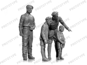 ICM 35647 Équipage de char français de la Seconde Guerre mondiale (5 figurines) 1/35 – image 3