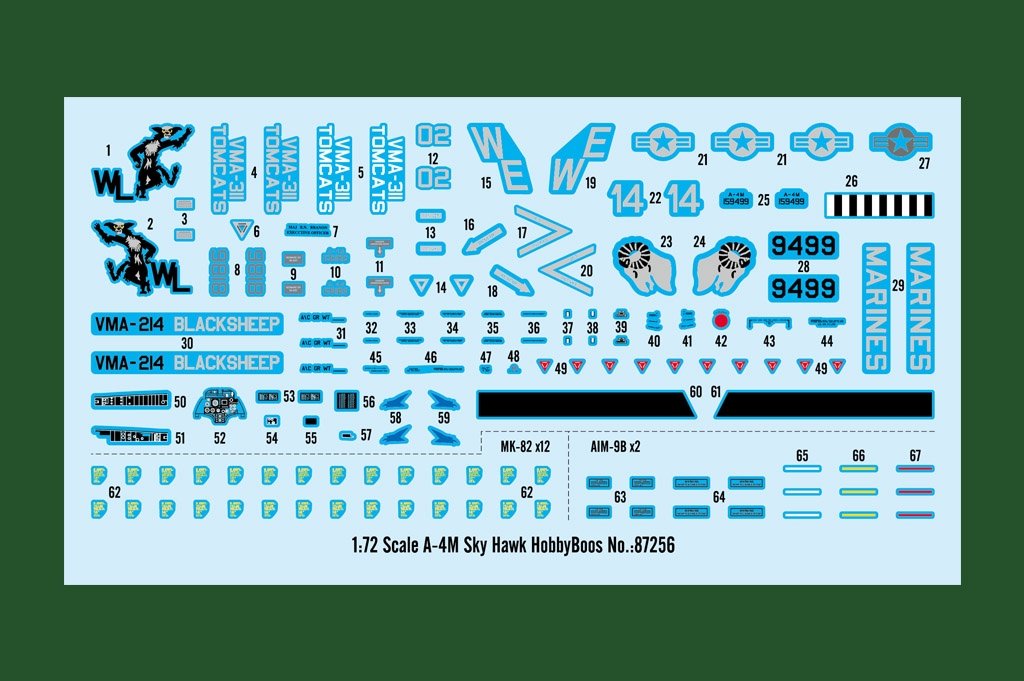 Hobby Boss 87256 A-4M Sky Hawk 1/72 – image 3