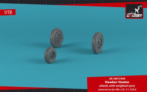 Armory Models AW72408 Hawker Hunter weighted wheels 1/72 – image 4