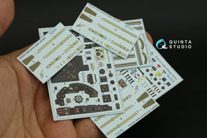 Quinta Studio QD32114 Ju 88A-4 3D-Printed &amp;amp; coloured Interior on decal paper ( Revell ) 1/32 – zdjęcie 13