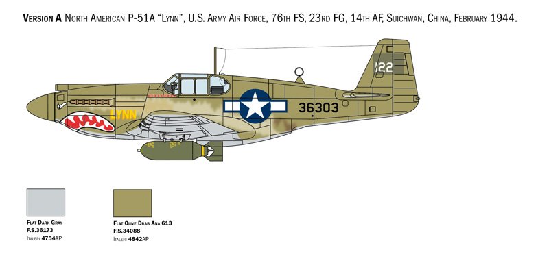 Italeri 1423 P-51A Mustang 1/72 – Bild 10
