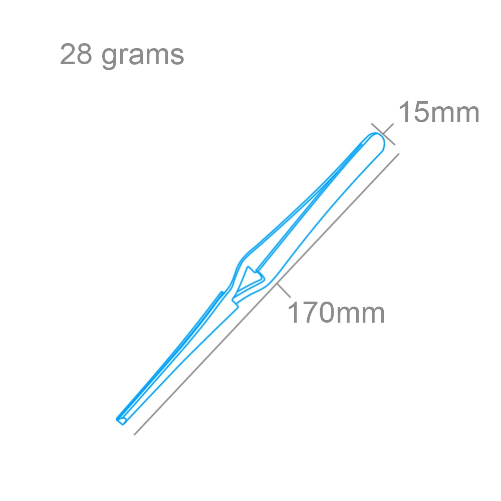 Modelcraft PTW1126 Straight Tip Reverse Action Blunt End Tweezers (160mm) – zdjęcie 2