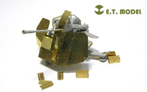 ET Model E35-026 WWII German 3.7cm FLAK 43 Anti-Aircraft Gun (For TRUMPETER 02311) (1/35) – obrázek 2