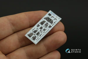 Quinta Studio QD48419 F-16D block 40 3D-Printed &amp;amp; colored Interior on decal paper (Kinetic 2022 tool) 1/48 – obrázek 5