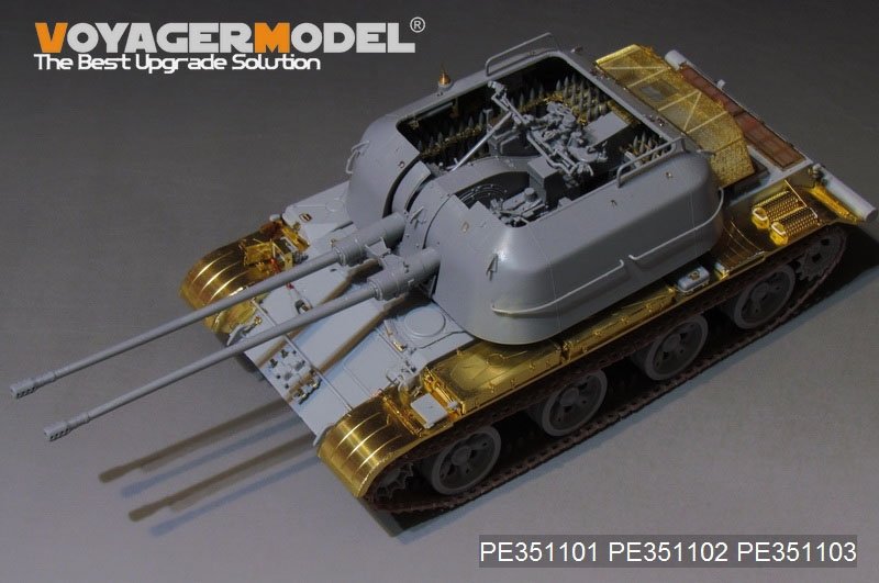 Maquette Voyager PE351101 ZSU-57-2 SPAAG soviétique, kit de base (pour TRUMPETER 05559), échelle 1/35 – image 3