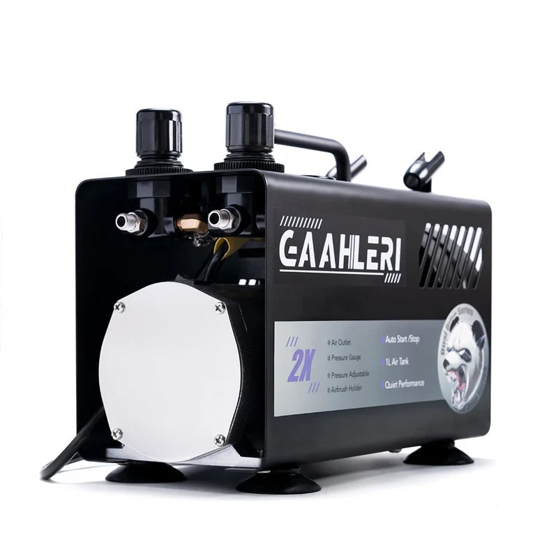 Gaahleri 43127 Dual Drive Series Airbrush Kit Compressor GT-918 – obrázek 6