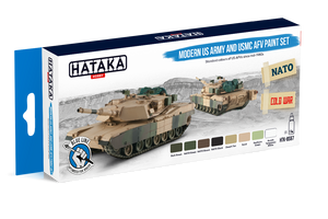 Hataka Hobby HTK-BS67 Modern US Army and USMC AFV Paint Set (8x17ml) – zdjęcie 2