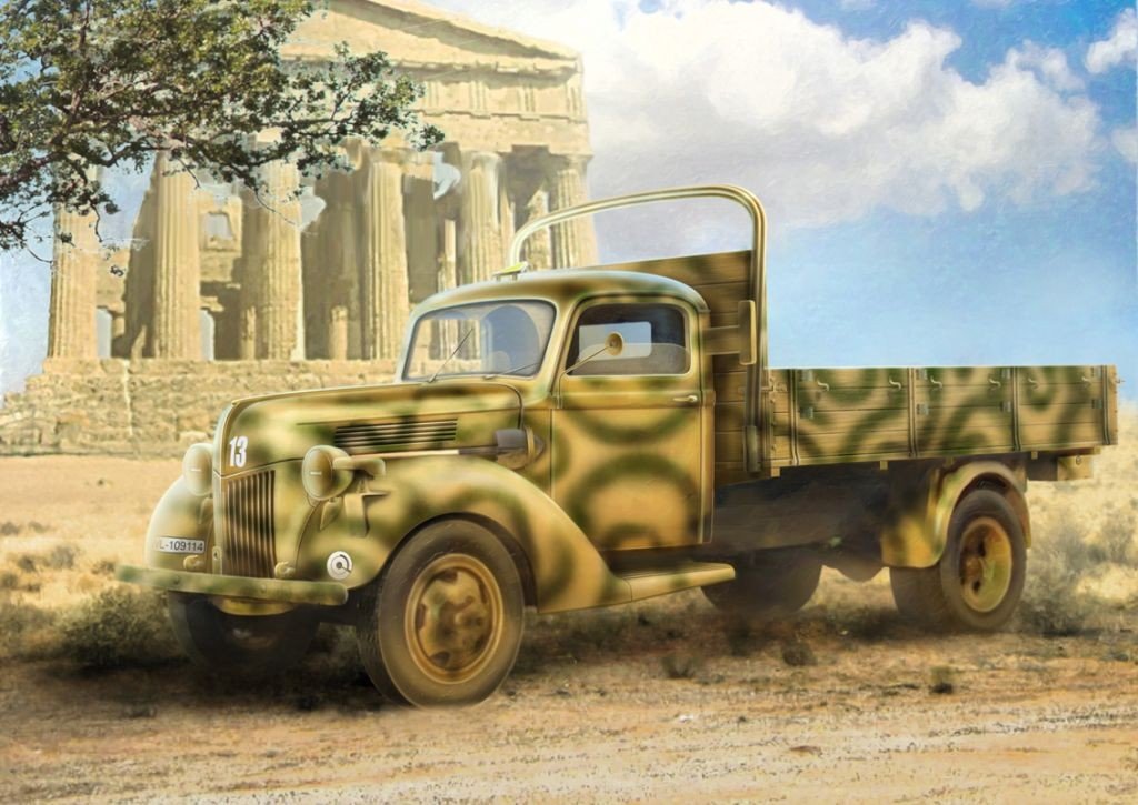 ICM 35411 V3000S (production de 1941), camion de l'armée allemande (1/35) 
