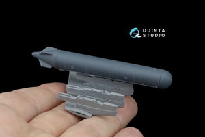 Quinta Studio QT48098 External Fuel Tank for Ka-52 PTB-550 (for all kits) 1/48