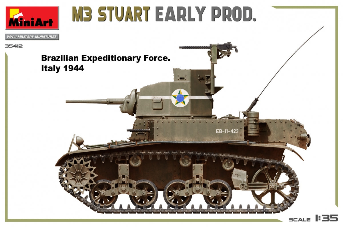 MiniArt 35412 M3 STUART EARLY PRODUCTION 1/35 – immagine 6