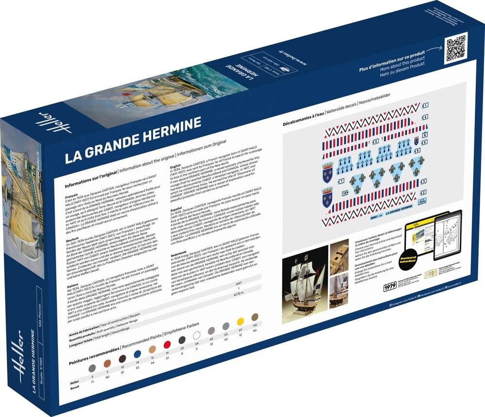 Heller 56841 Starter Kit - Le Grand Hermine 1/150 – image 4