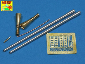 Aber 35L-100 Set of 5.5cm Rheinmetall Geraet 58 barrels for German E-50 Flakpanzer (1/35)