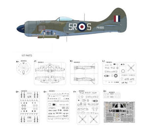 Eduard 82125 Tempest Mk.II late version Profipack edition 1/48 – obrázek 3