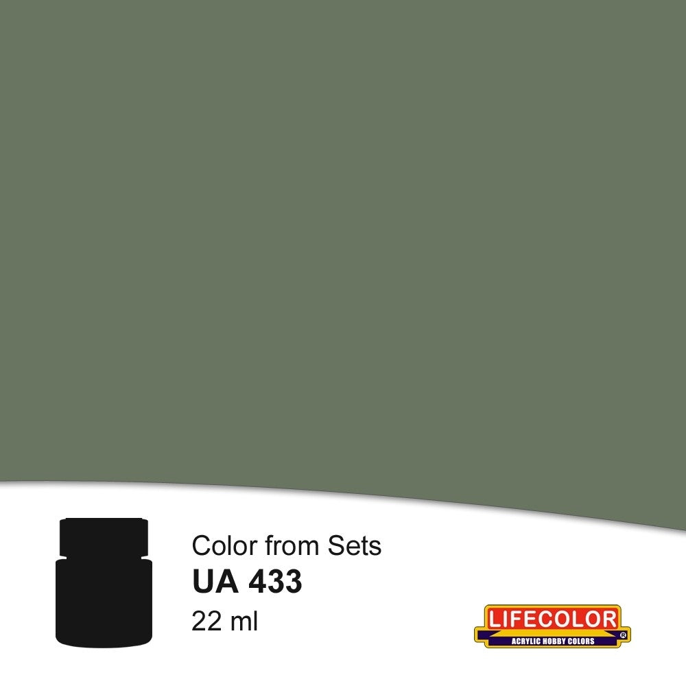 Lifecolor UA433 Polish Helmet Dark Green 22ml