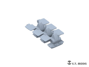 ET Model P35-406 WWII German Sd.kfz.251/Sd.kfz.11 Track links &amp;amp; Sprockets Late 3d Printed 1/35 – Bild 5