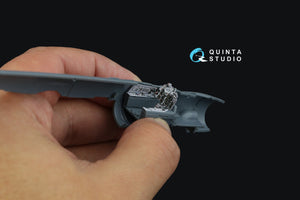 Quinta Studio QD72109 MiG-21PFM Gray panels 3D-Printed &amp;amp; colored Interior on decal paper (Eduard) 1/72 – obrázek 11