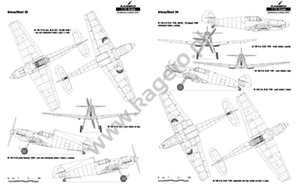 Kagero 7096 Messerschmitt Bf 109 T EN/PL – Bild 3