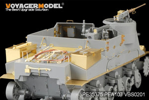 Voyager Model PE35375 WWII US M7 Priest Mid Production w/Ammunition case/telephone set for DRAGON 6637 1/35 – obrázek 11