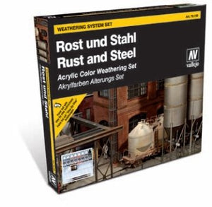 Vallejo 70150 Rust and Steel set