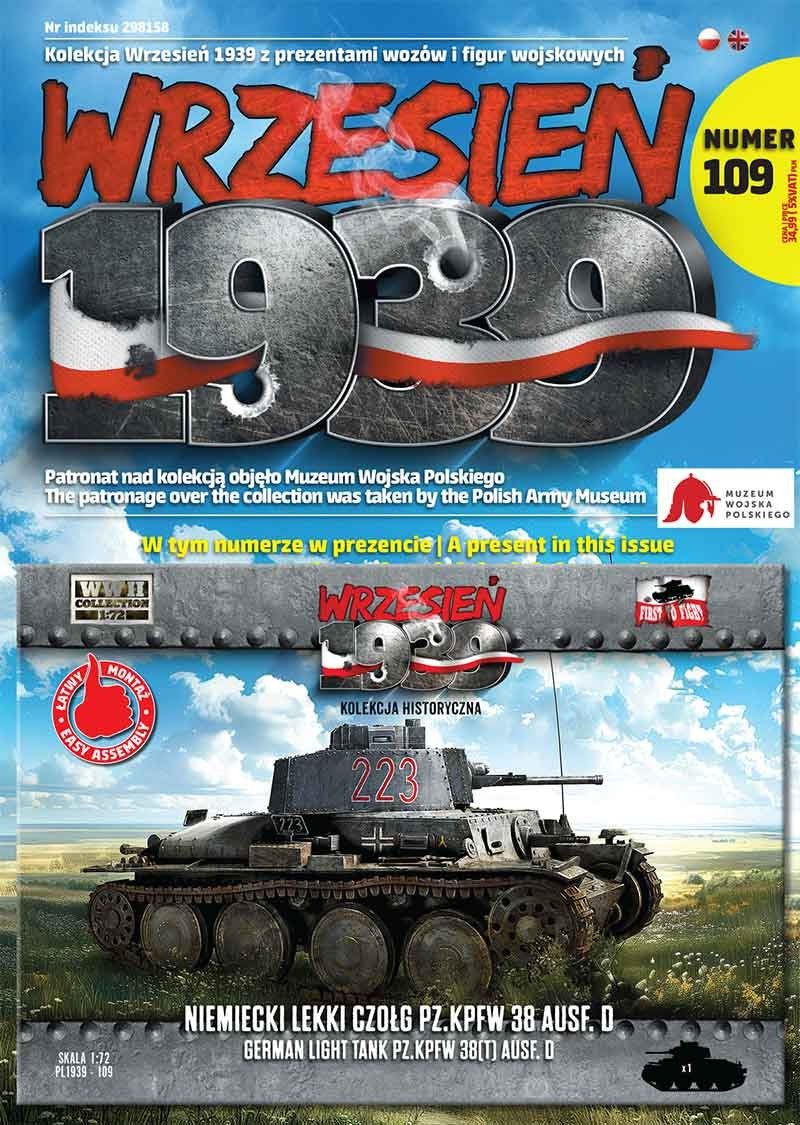 First To Fight PL109 German Light Tank Pz.Kpfw 38 Ausf. D 1/72