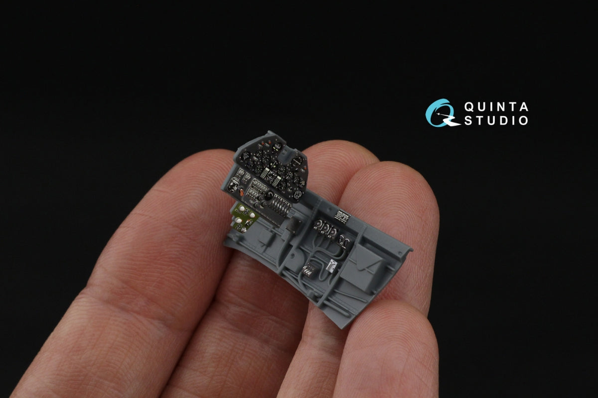 Quinta Studio QD48587 P-40E Warhawk 3D-Printed &amp;amp; colored Interior on decal paper (Eduard) 1/48 – image 11