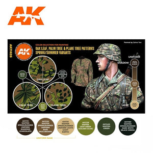 AK Interactive AK11626 OAK LEAF, PALM TREE &amp;amp; PLANE TREE PATTERNS SPRING/SUMMER VARIANTS – Bild 2