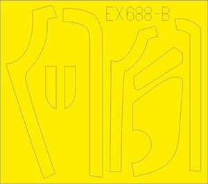 Eduard EX688 B-17G antiglare panels (VE production) 1/48 HKM – Bild 2