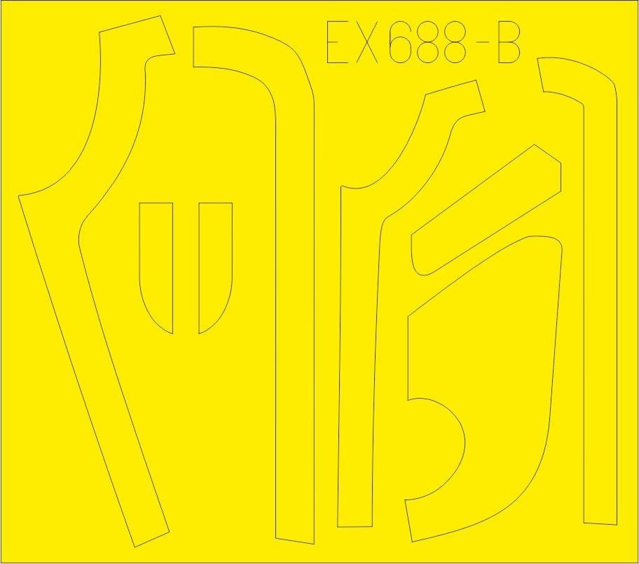 Eduard EX688 B-17G antiglare panels (VE production) 1/48 HKM – Bild 2