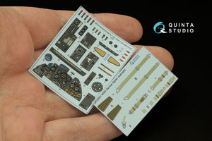 Quinta Studio QD32165 Do 335A-0 3D-Printed &amp;amp; colored Interior on decal paper (Zoukei-mura) 1/32 – Bild 12