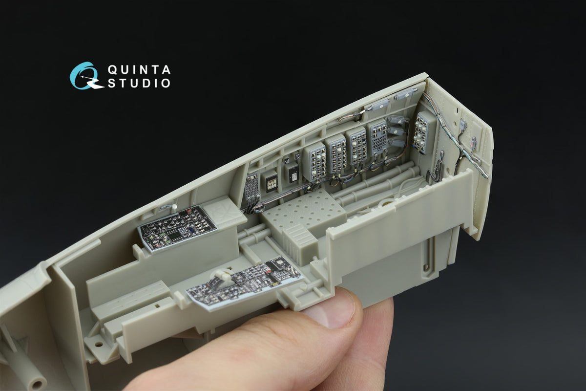 Quinta Studio QD+32252 F-15C PAD-upgraded 3D-Printed &amp;amp; colored Interior on decal paper (Tamiya) (with 3D-printed resin parts) 1/32 – Bild 10